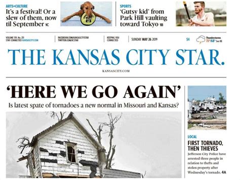 Newspaper kansas city star - Aug 14, 2023 · Jonathan Shorman is The Kansas City Star’s lead political reporter, covering Kansas and Missouri politics and government. ... Police raid of Kansas newspaper. A police raid Aug. 11, 2023, on a ... 
